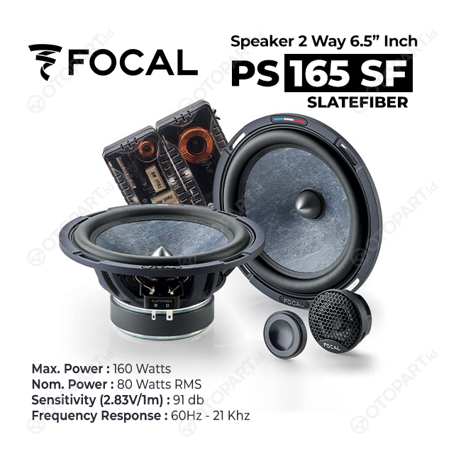 Focal ISFORD165 6.5" Component Speakers - Plug & Play Upgrade For Ford Vehicles