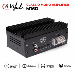 Power Monoblock CELLO M16D 300W RMS Mono Amplifier