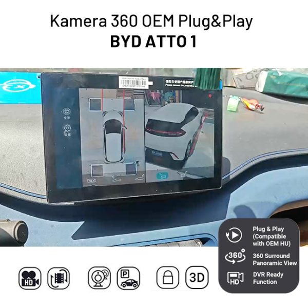 Kamera 360 BYD ATTO 1 Plug And Play 3D Panoramic