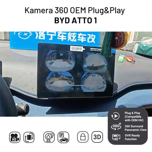Kamera 360 BYD ATTO 1 Plug And Play 3D Panoramic - Image 2