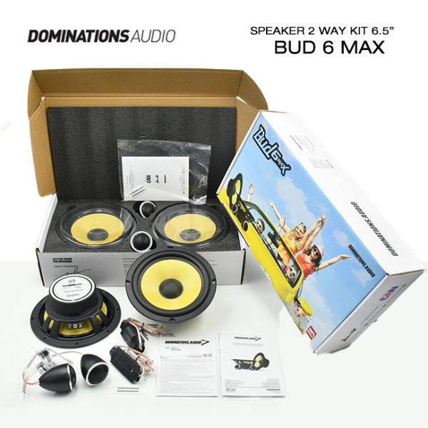 Speaker Dominations Bud 6 Max 2 Way Split 6.5″ inch - Image 2