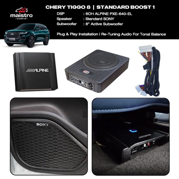 Paket Audio CHERY TIGGO 8 Standard Boost 1