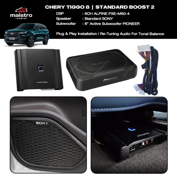 Paket Audio CHERY TIGGO 8 Standard Boost 2