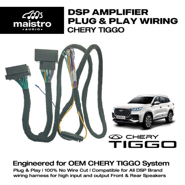 Socket Kabel PNP Processor DSP Amplifier Chery Tiggo
