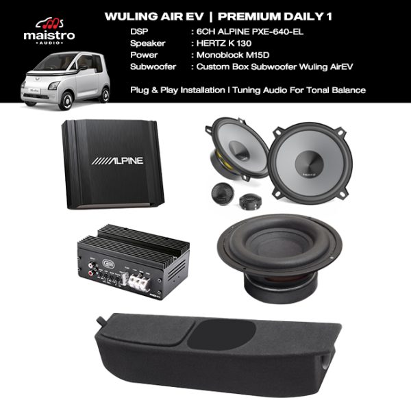 Paket Audio Wuling Air EV Premium Daily 1