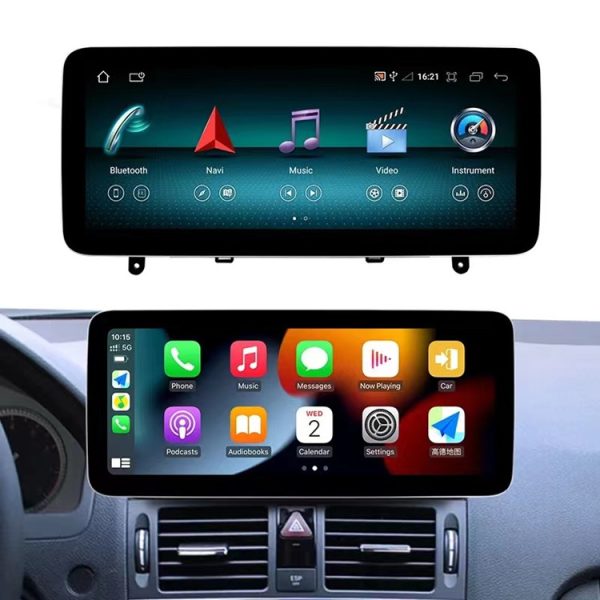 Head Unit Android Mercedes Benz C300 W204 2007-2013