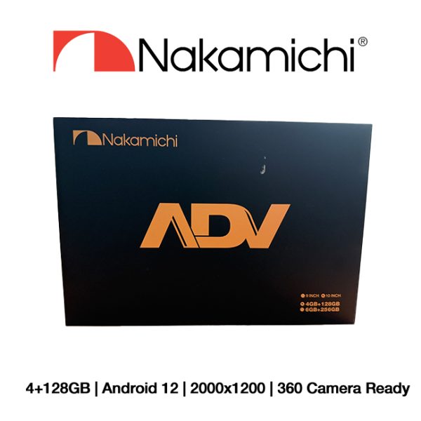 Head Unit Android Nakamichi 10 inch ADV MK-II 4/128GB 2K HD