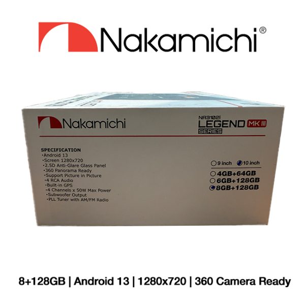 Head Unit Android Nakamichi 10 inch Legend MK-III 8/128GB - Image 2