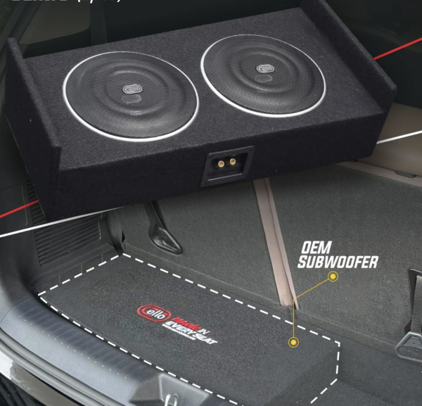 Subwoofer Dual 8” inch CELLO 8SLIM OEM BYD M6