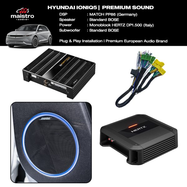 Paket Audio Hyundai IONIQ5 Premium Sound (MATCH by Audiotec Fischer Germany)