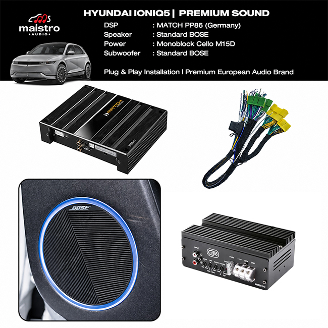 Paket Audio Hyundai IONIQ5 Premium Sound (MATCH by Audiotec Fischer Germany)