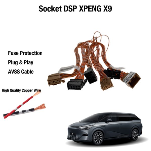 Socket Kabel PNP Processor DSP Amplifier XPENG X9 - Image 2