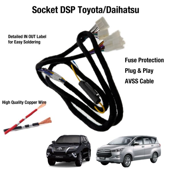 Socket Kabel PNP Processor DSP Amplifier Toyota/Daihatsu - Image 3