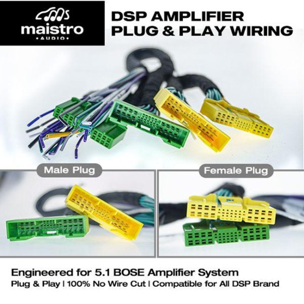 Socket Kabel PNP Processor DSP Amplifier BOSE Hyundai 5.1 Creta / Stargazer X Prime / IONIQ 5 - Image 2