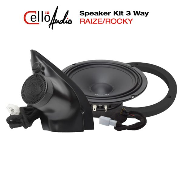 Speaker 3 Way Kit Raize/Rocky Plug & Play CELLO