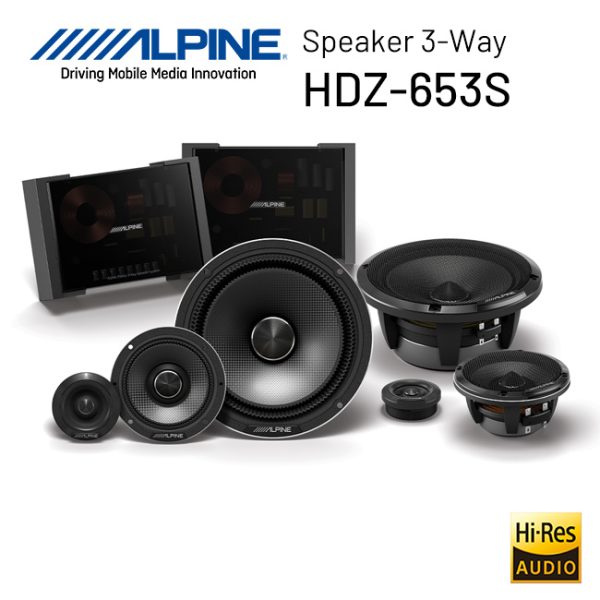 Speaker ALPINE Status HDZ 653S 3 Way Hi-Res Audio
