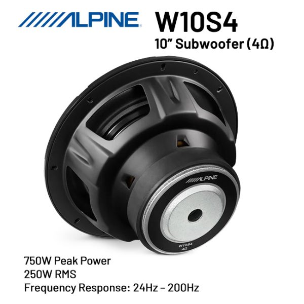 Subwoofer 10" inch ALPINE W10S4 - Image 2