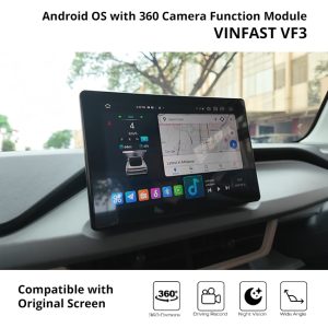 Module Android & Kamera 360 3D Vinfast VF3 Dual System Plug And Play