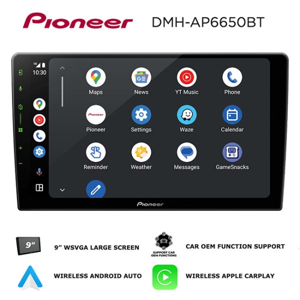 Head Unit Android PIONEER DMH-AP6650BT 9 inch - Image 3