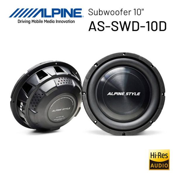 Subwoofer 10" inch ALPINE AS SWD 10D