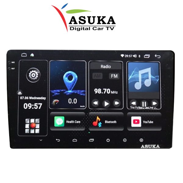Head Unit Android ASUKA ACK 509/510 MAX QLED 2K RAM 8GB/ROM 128GB