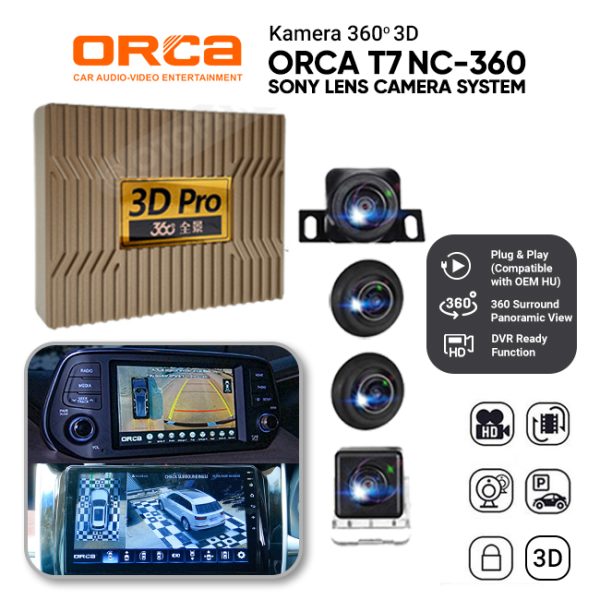 Kamera 360 3D ORCA T7 Sony Lens Module Dedicated Panoramic View - Image 2