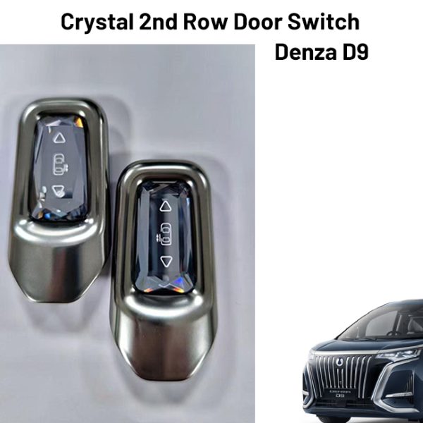 Crystal 2nd Row Door Switch Denza D9 – Tombol Pintu Baris Kedua Plug & Play Premium - Gambar 2