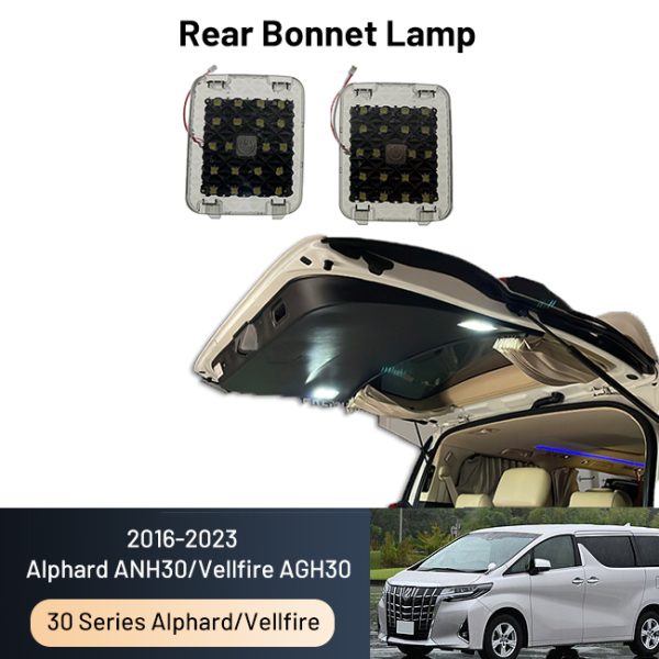 Lampu Bagasi Mobil Rear Bonnet Lamp Alphard/Vellfire 30 Series 2015-2023 Plug And Play