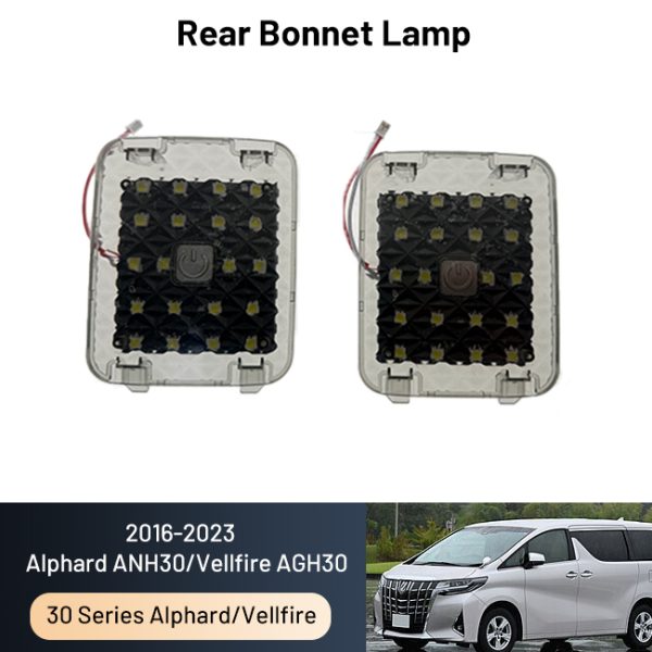 Lampu Bagasi Mobil Rear Bonnet Lamp Alphard/Vellfire 30 Series 2015-2023 Plug And Play - Gambar 2