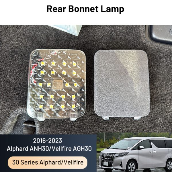 Lampu Bagasi Mobil Rear Bonnet Lamp Alphard/Vellfire 30 Series 2015-2023 Plug And Play - Gambar 5