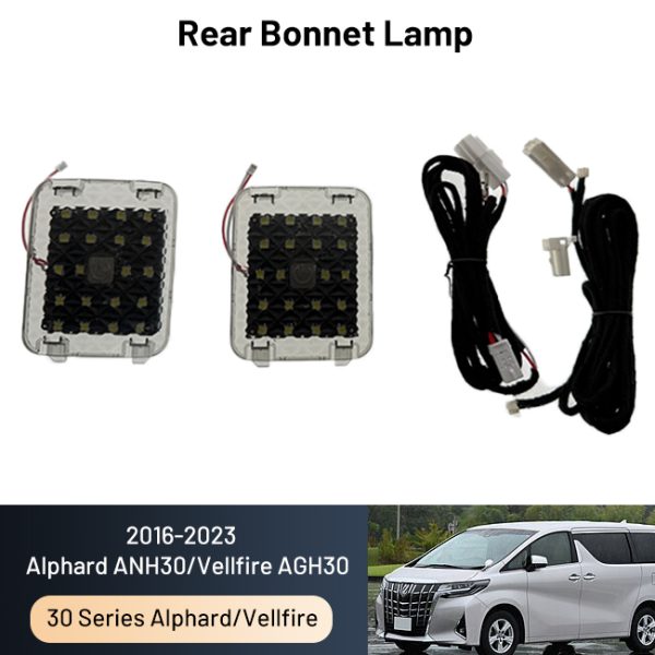 Lampu Bagasi Mobil Rear Bonnet Lamp Alphard/Vellfire 30 Series 2015-2023 Plug And Play - Gambar 3