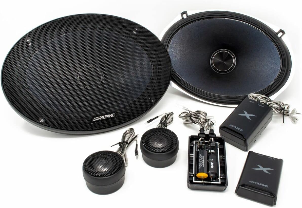 Speaker ALPINE X-S69C 2 Way Split 6x9″ inch Oval Hi-Res Audio - Gambar 4