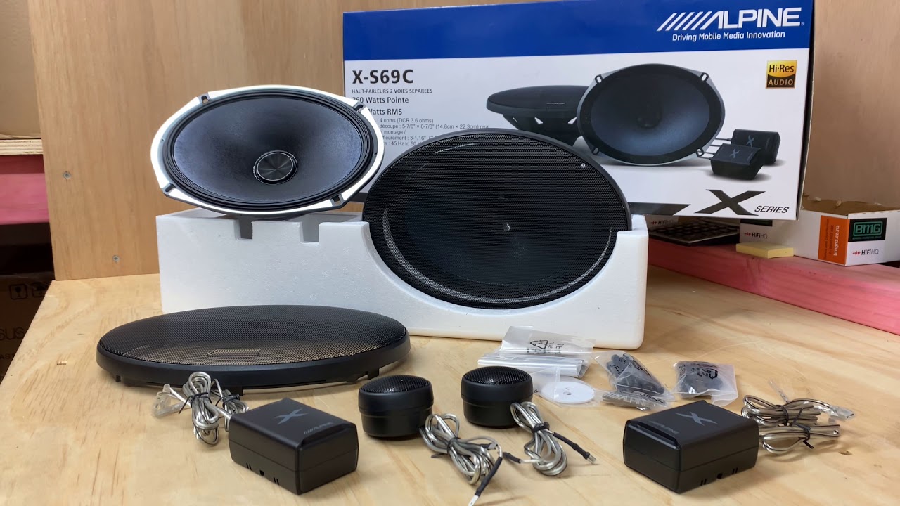 Speaker ALPINE X-S69C 2 Way Split 6x9″ inch Oval Hi-Res Audio - Gambar 3