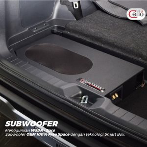 Subwoofer Innova Zenix Cello W5DR OEM Look Bagasi