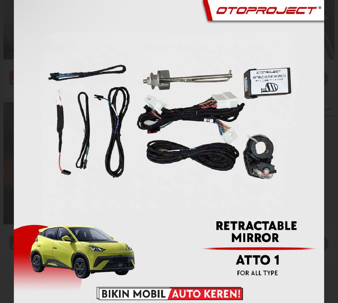 Lipat Spion Otomatis BYD ATTO 1 Auto Retract Spion