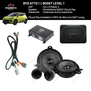 Paket Audio BYD ATTO 1 DAILY BOOST