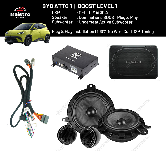 Paket Audio BYD ATTO 1 DAILY BOOST