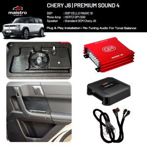 Paket Audio CHERY J6 Standard Premium Sound 4