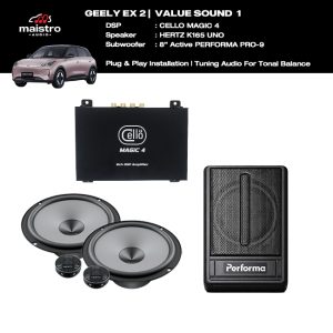 Paket Audio GEELY EX2 Value Sound 1