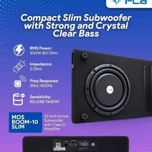 Subwoofer Kolong Aktif Slim 10" inch MOS BOOM SLIM