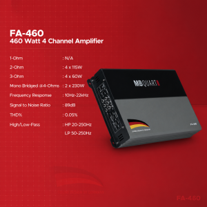 Power Amplifier 4CH MB Quart FA-460