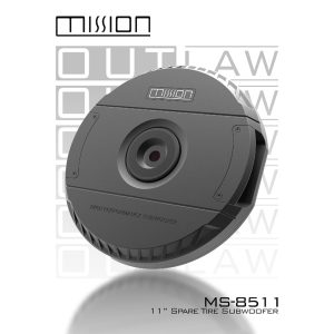 Mission MS-8511 Spare Tire Active Subwoofer 11” Aktif Ban Serep