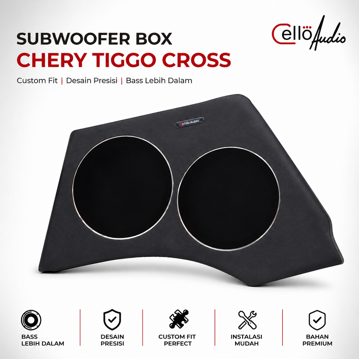 Box Subwoofer 8" inch OEM Chery Tiggo Cross CSH - Gambar 2