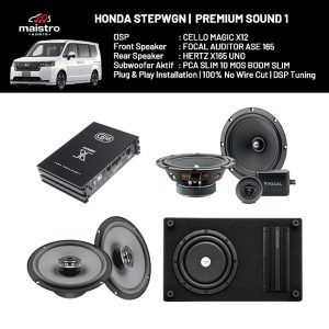 Paket Audio Honda STEPWGN Premium Sound 1