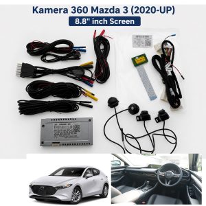 Kamera 360 3D Mazda 3 2020 2021 2022 2023 2024 2025 Plug And Play