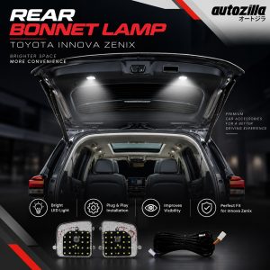 Lampu Bagasi Mobil Rear Bonnet Lamp Toyota Innova Zenix Plug And Play