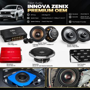 Paket Audio Innova Zenix Premium OEM